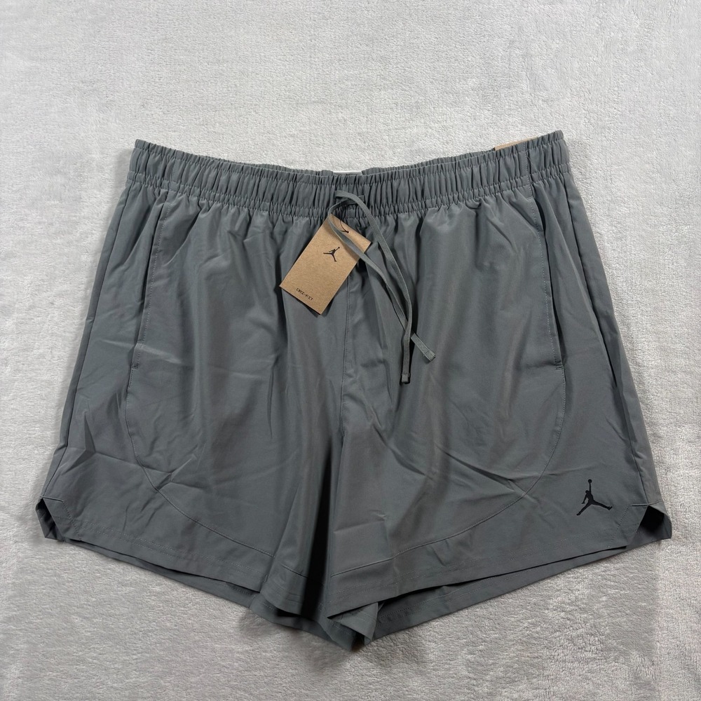 Jordan Dri Fit Sport Woven Athletic Shorts Mens 2XL Smoke‎ Gray Sweat Wicking